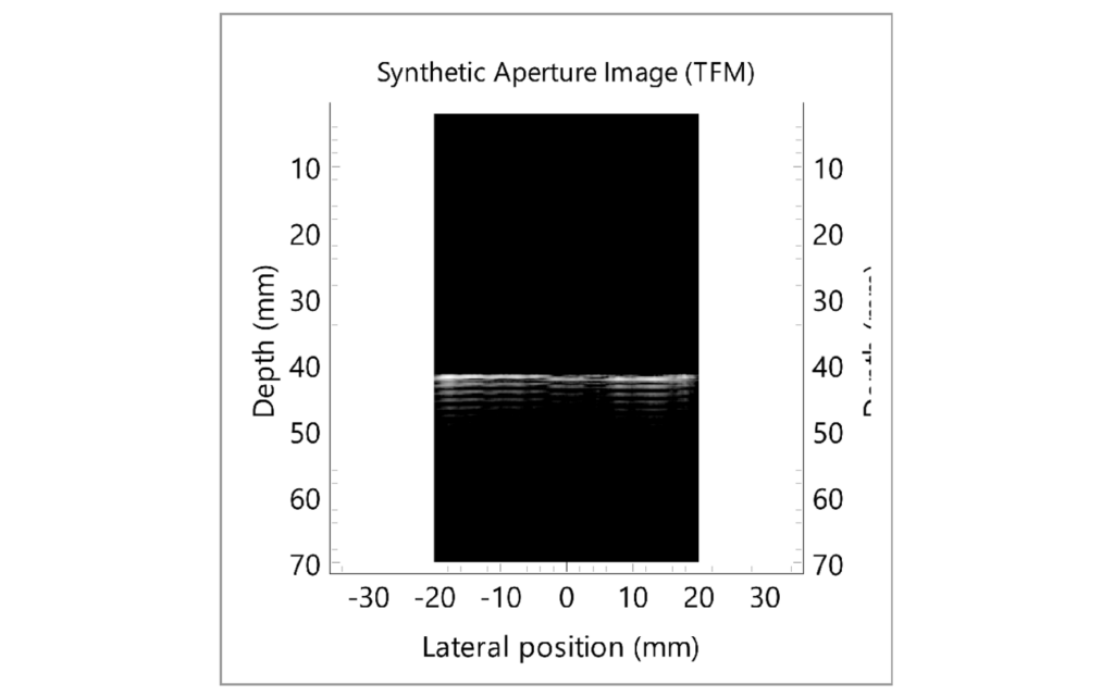 StingArray report – Synthetic Aperture Image: Synthetic aperture (TFM) image